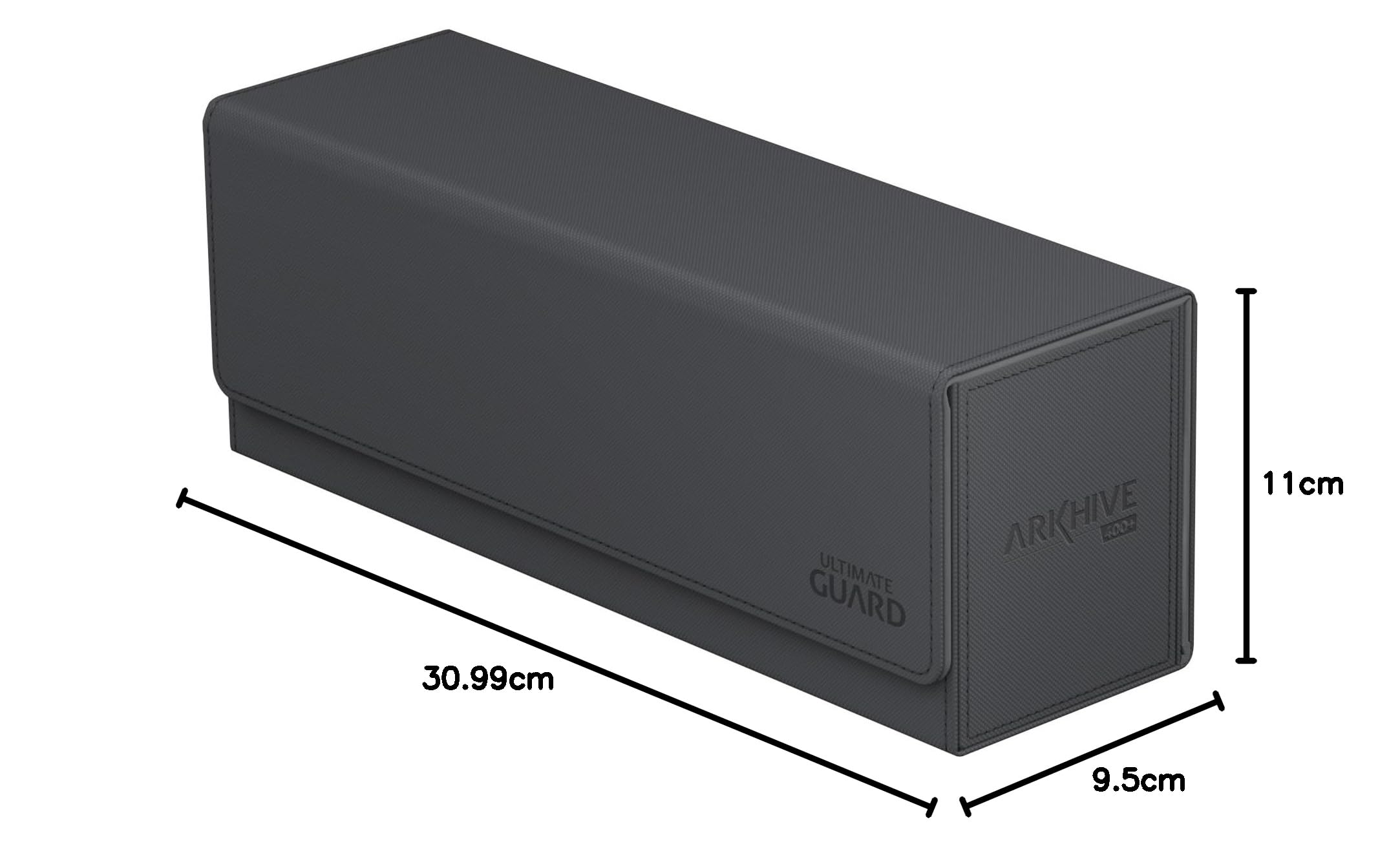 Ultimate Guard Caja para almacenar Cartas Arkhive 400 +. Tamaño estándar XenoSkin, Color ámbar