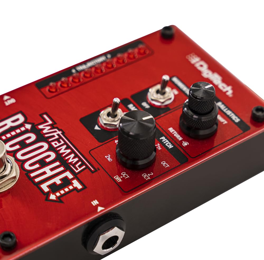 DigiTech D IT Whammy Ricochet Pitch Shift Pedal, Rojo