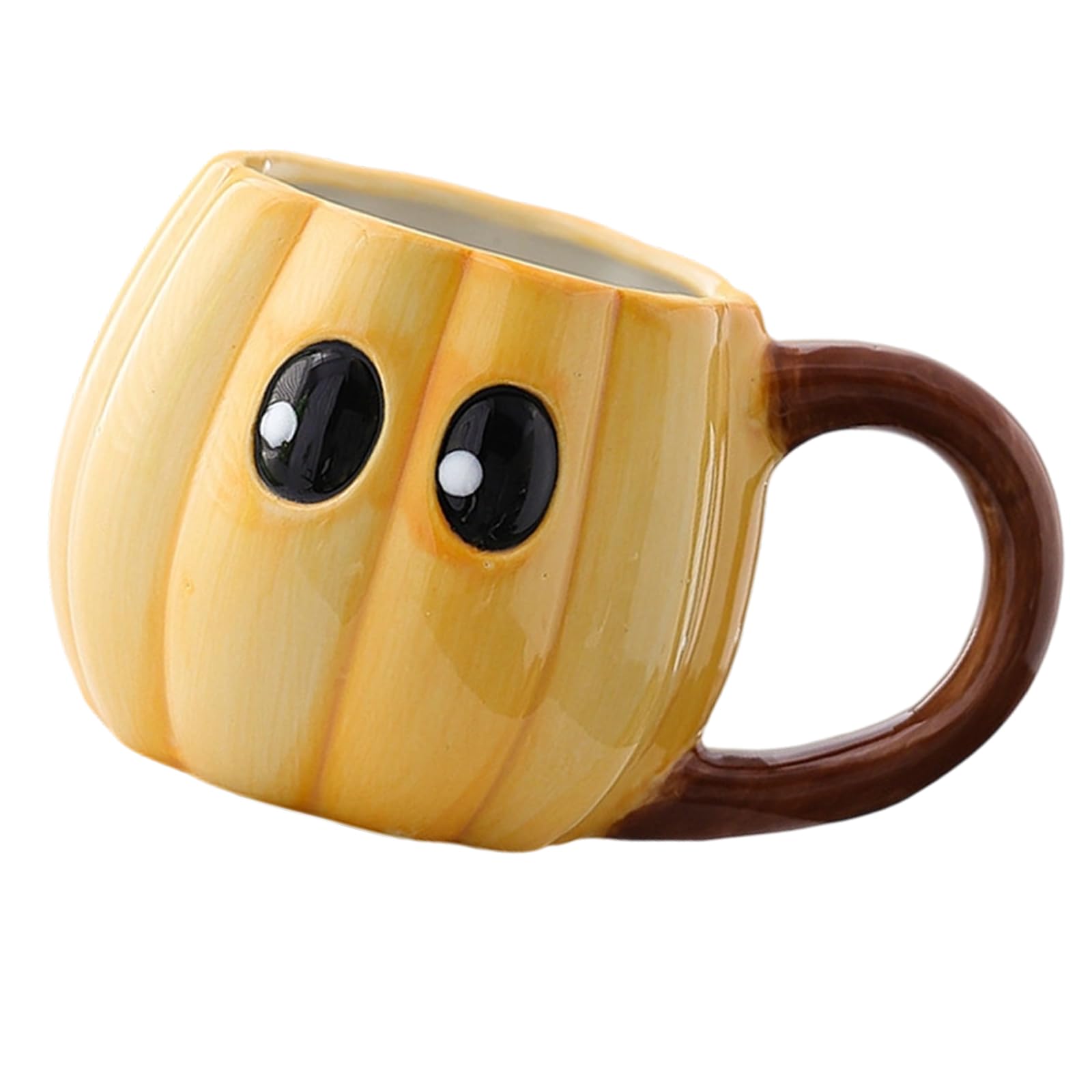 Jazuaiao Halloween White Porcelain Cup Ghoul Decorated Ceramic Mugs Dishwasher Friendly Design for Teas or Festive Parties Halloween Home Decorated Mugs