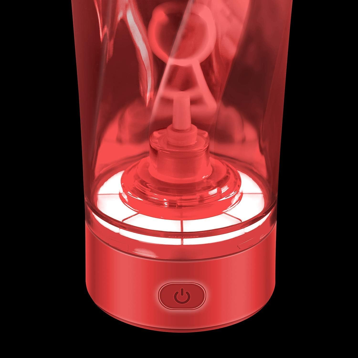 VOLTRX Bouteille shaker de protéines électrique de qualité supérieure, fabriquée en Tritan – Sans BPA – Tasse mélangeuse portable Vortex de 710 ml, rechargeable par USB C pour boissons protéinées