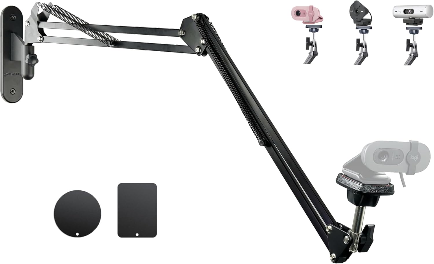 Brio-101 Webcam Magnetic Wall Mount Holder Stand for Logitech Brio 100, Brio 300 301,Brio 500 501,C270,C310 webcams