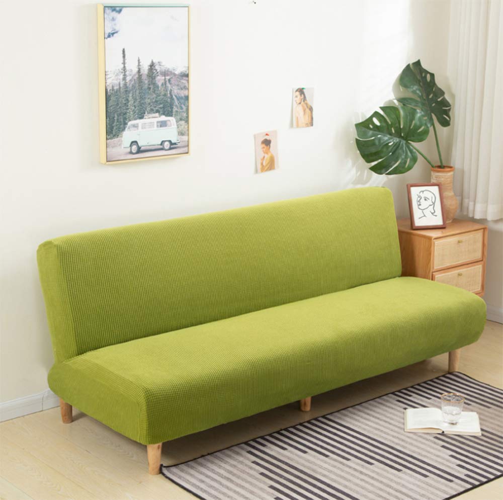 Couverture canapé extensible amovible et lavable jaune 160-190cm