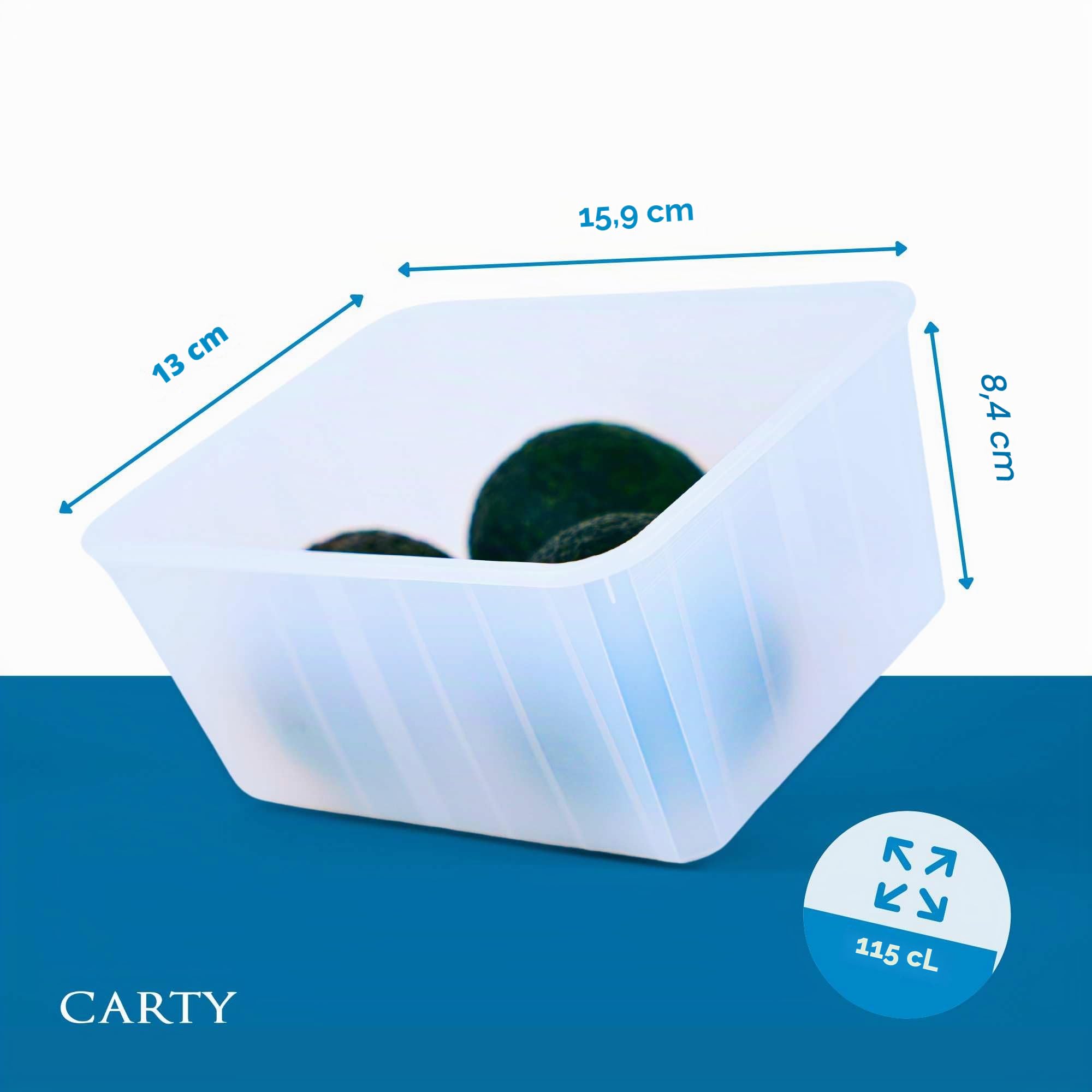 Carty Boîte alimentaire réutilisable 115cl Transparente