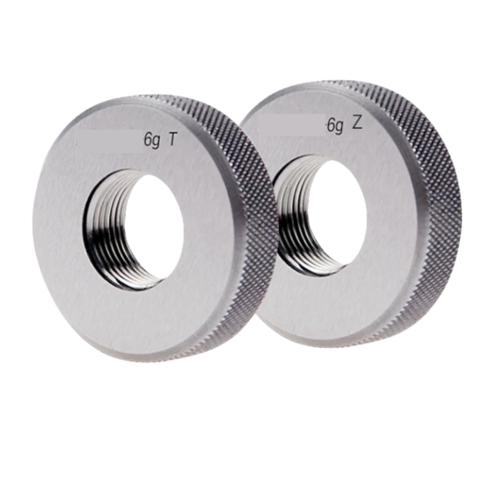 HKEJSJWA 2pcs/set 6g Metric Thread Ring Gauge, M6X0.75 6g, M7X0.75 6g, M8X0.75 6g, M9X0.75 6g Measure Tool(M9*0.75 6g)