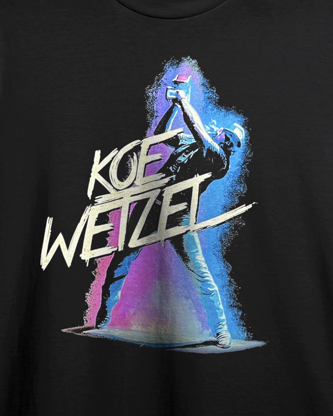 Koe Wetzel Offizielles Konzert-Shirt – Guitar Smash Crew Neck Tee