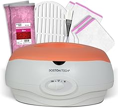 ParaffinLux Bain de Paraffine pour Les Mains de Boston Tech® | Soulagement des Douleurs Musculaires et Arthrite | Hydrate, Adoucit et Revitalise la Peau | Capacité 3L (Rose, avec de la cire)