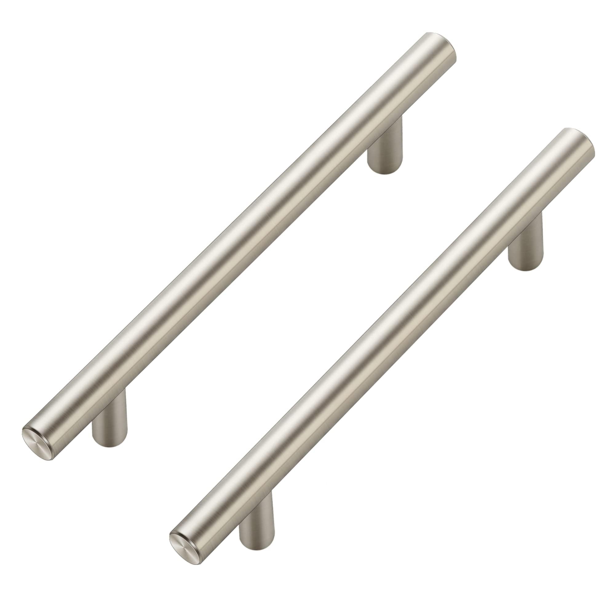 30 Pack 7.38 inch Cabinet Pulls Brushed Nickel Stainless Steel Kitchen Cupboard Handles Cabinet Handles, 5 inch (128mm) Hole Center