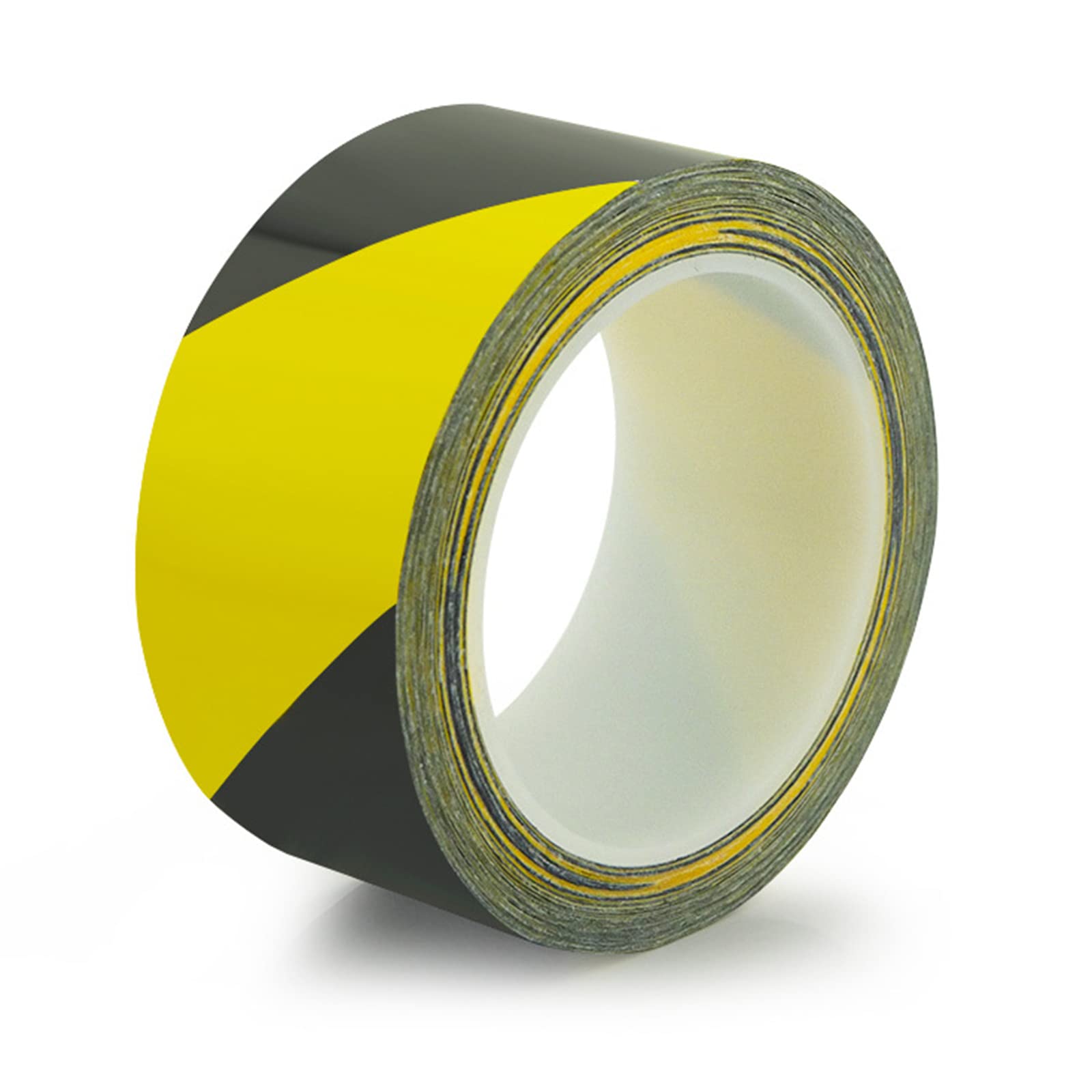 Nastro riflettente Nastro riflettente, Nastro di avvertenza di pericolo - Nastro adesivo for barriera di segnalazione 40 m x 80 mm, Rotolo di nastri di sicurezza - Corsia + Segnaletica di distanza soc