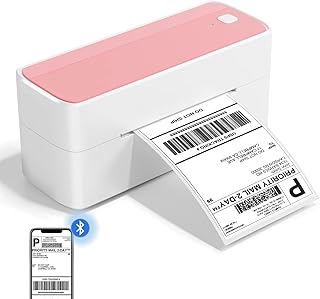 Phomemo Bluetooth Shipping Label Printer 4x6 - Thermal Label Printer for Shipping Packages, Wireless Thermal Printer for Small Business Compatible with iPhone Android for Amazon Etsy Shopify UPS