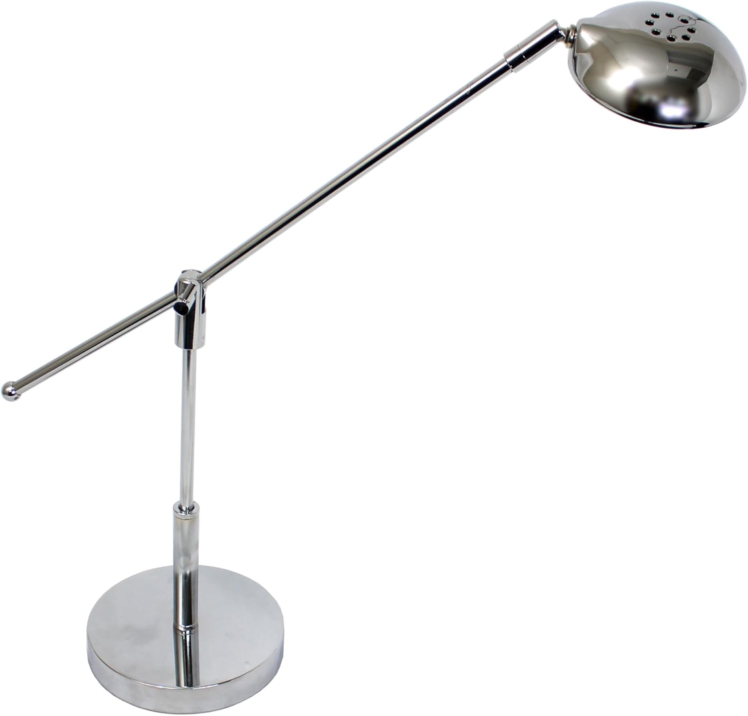 Simple Designs LD1091-CHR 21" Innovative Flex Light 3W LED Desk Lamp with Balance Arm and Ultra-Movable Swivel Head, for Office, Bedroom, Living Room, Chrome
