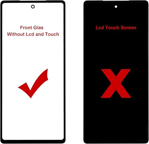 Miniatura 4 de Duotipa - Panel de cristal frontal original de repuesto para Google Pixel 6A-6.1 pulgadas, reemplazo de pantalla de vidrio frontal con kit de