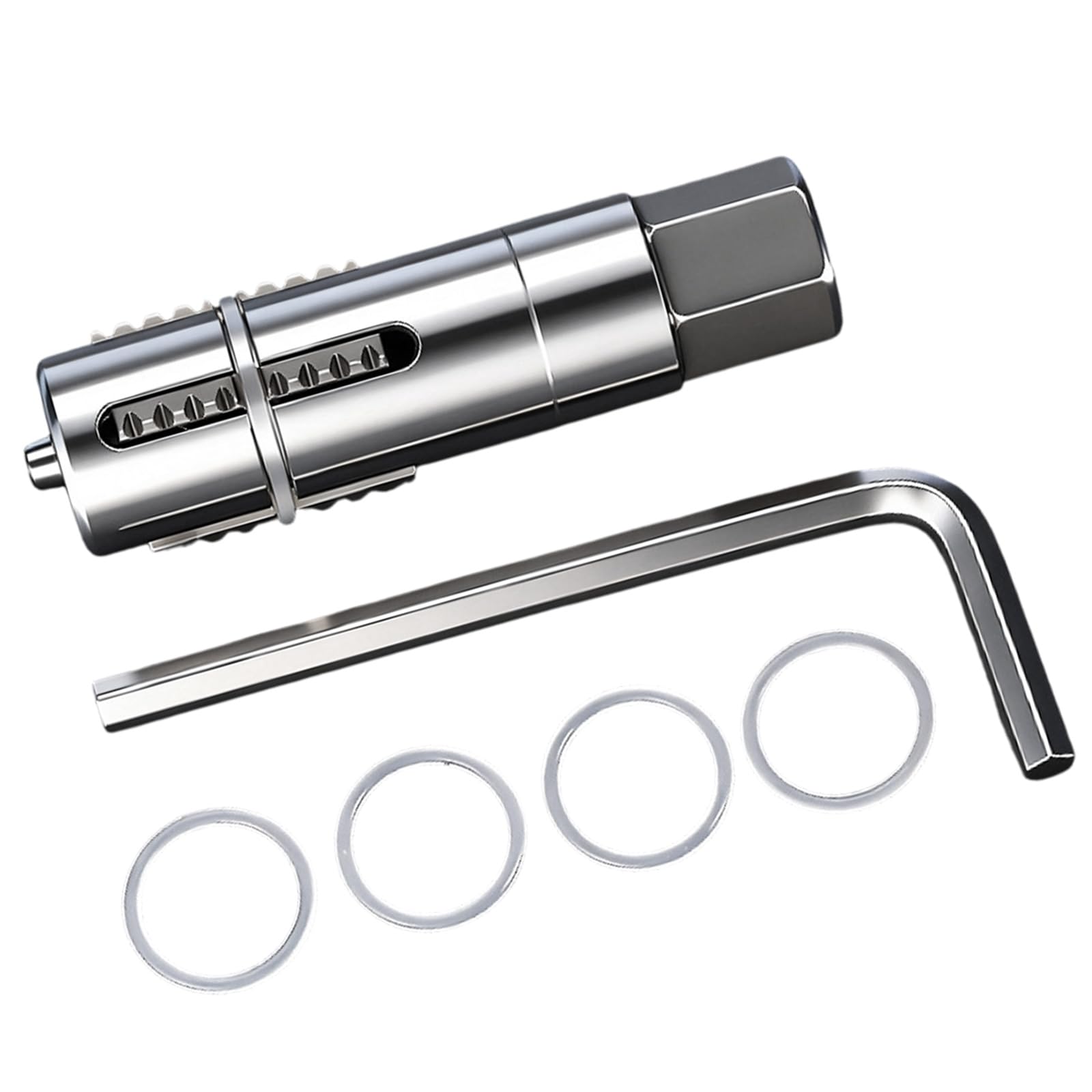 Geavonyg 14Mm Damaged Pipe Thread Extractor Tool, Damaged Screw Thread Extractor, Faucet Removal For 12Mm Diameter Faucet Removal