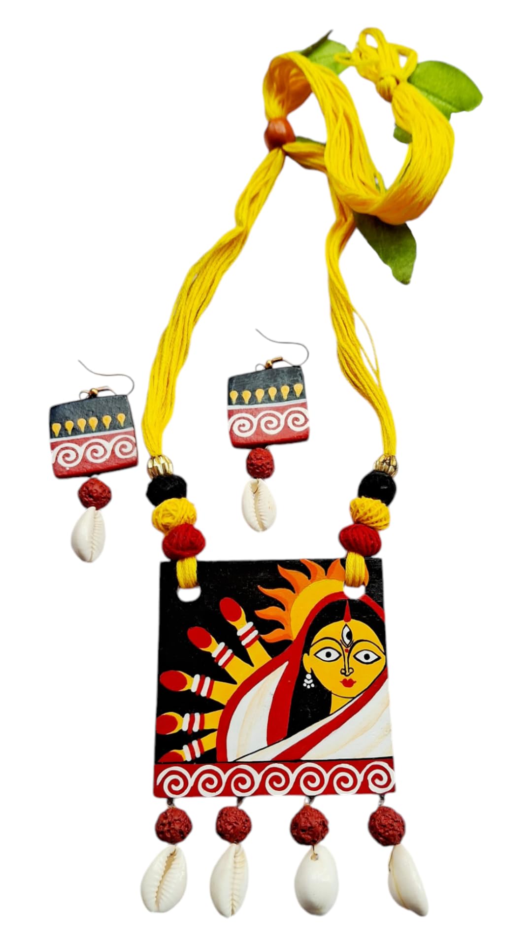 Tandras Terracotta Devi Necklace Set for Women and Girls (B0DG5M16SS) Amazon Price History, Amazon Price Tracker