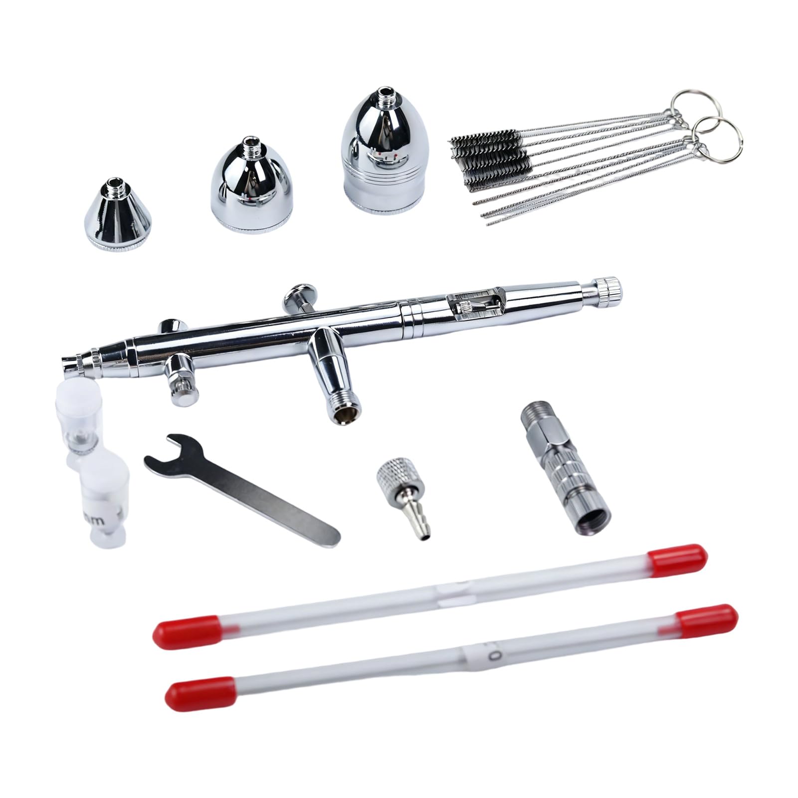 Airbrushes Tool Set 13Ml 5Ml 2Ml Cups Option Including Cleaning Brushes and Wrench for Easy Maintenance Detail Painting Equipment