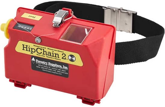 Forestry Suppliers English HipChain 2.0 Hands-Free Distance Measurer Belt-Mounted Precision Distance Counter Perfect for Forestry, Surveying, Trail Mapping & Outdoor Field Work