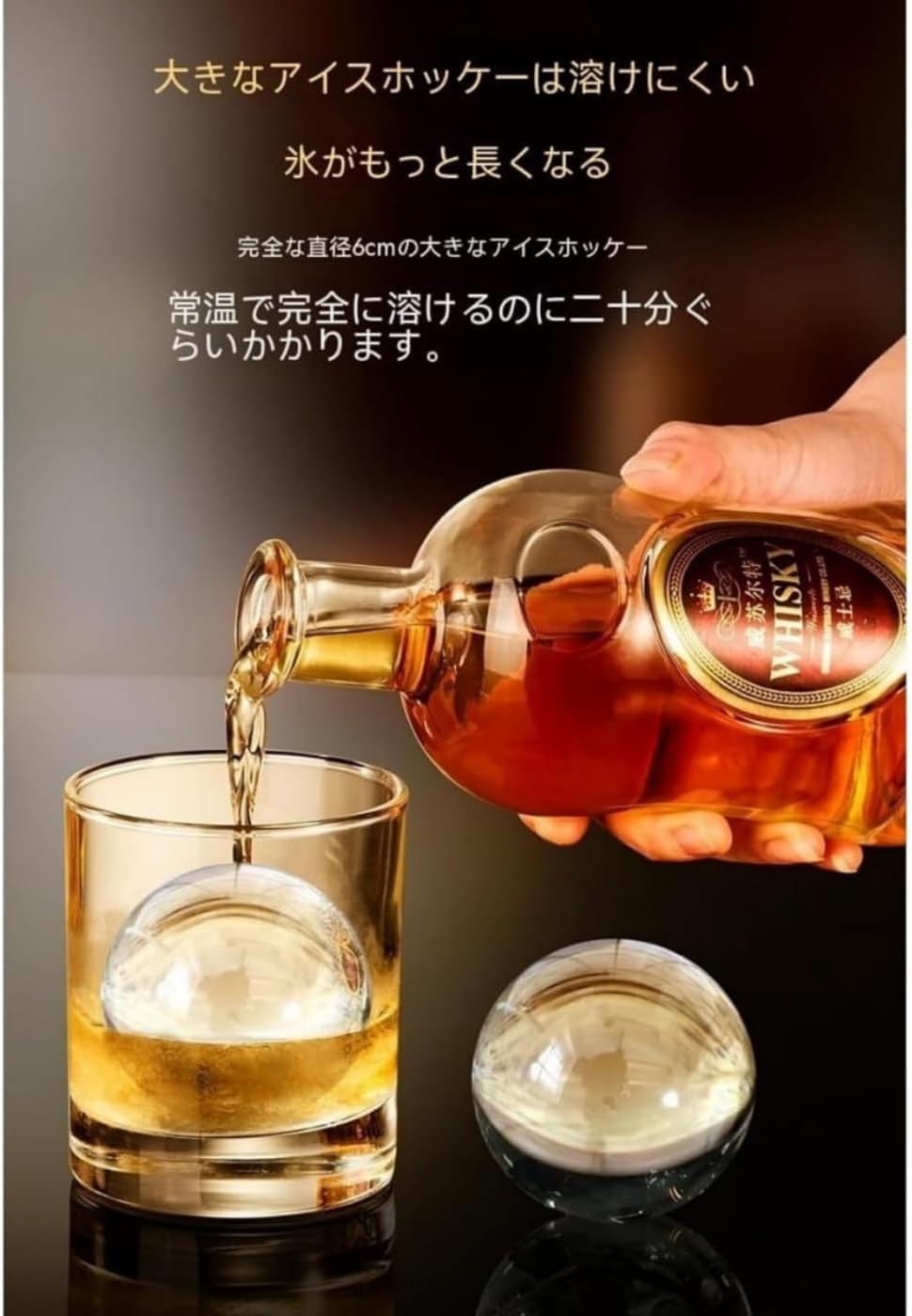EnergyLion 製氷皿 製氷箱 透明氷 アイスホッケー 小型 家庭用 ホテル レストラン ウイスキー 丸型 正方形 保存容器