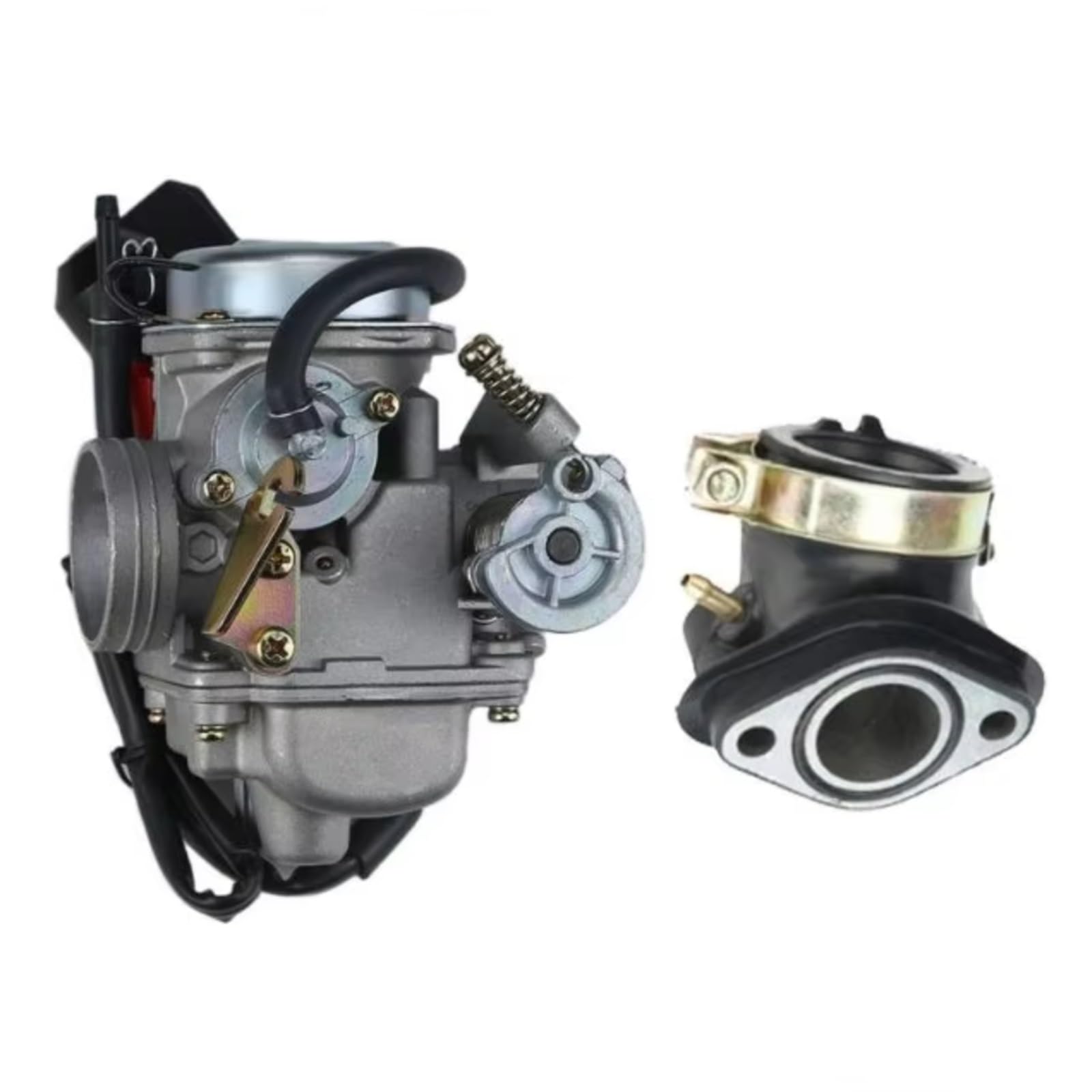 Carburador Moto Compatible Con GY6 ATV Para BAJAJ Go Kart Motor De Para 125cc 150cc Scooter PD24J 24mm Piezas De Repuesto De Carburador De Motocicleta