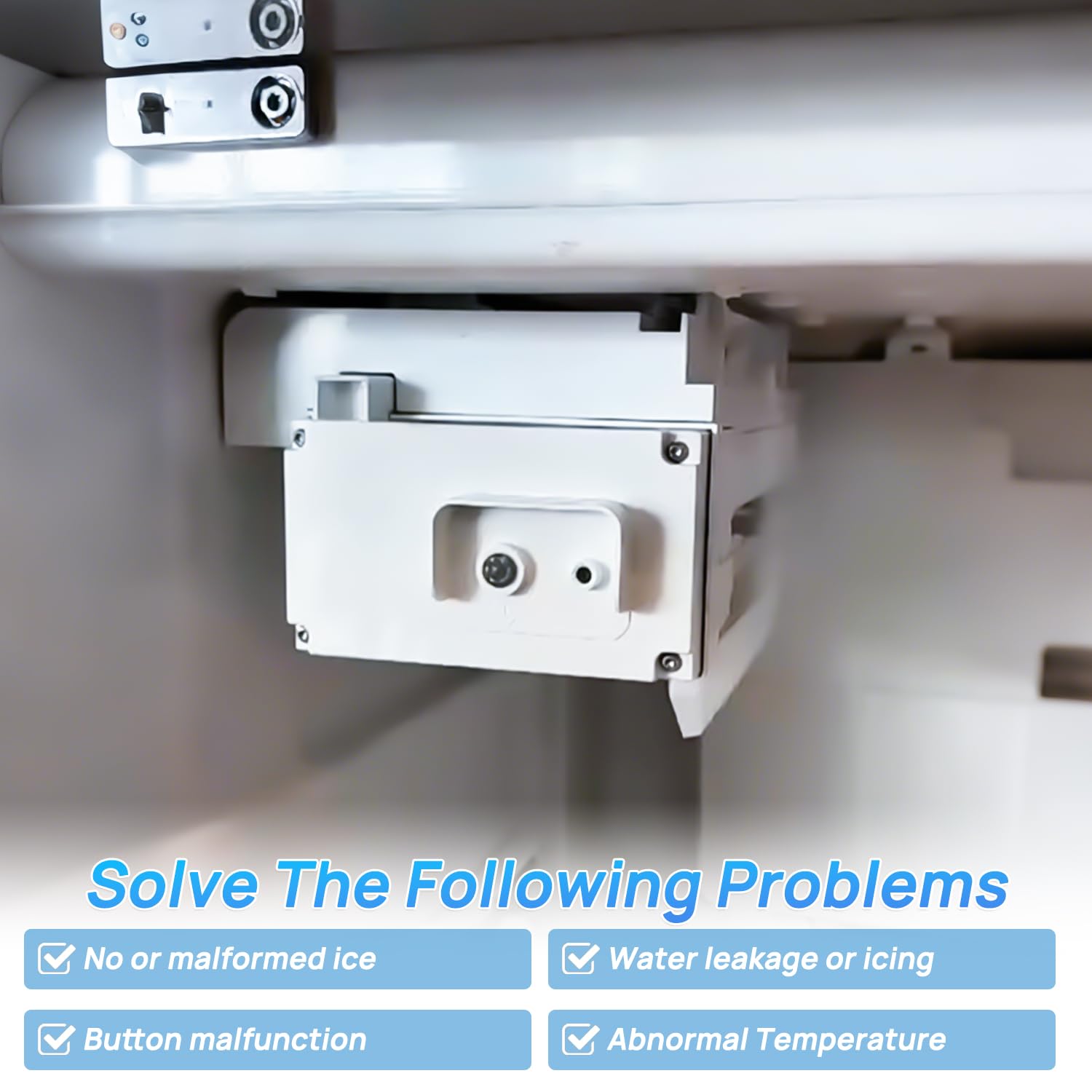 12028493 Refrigerator Ice Maker Compatible with Bosch Thermador Replace 4962577 AP6894086 PS12729871 EAP12729871 Not Universal
