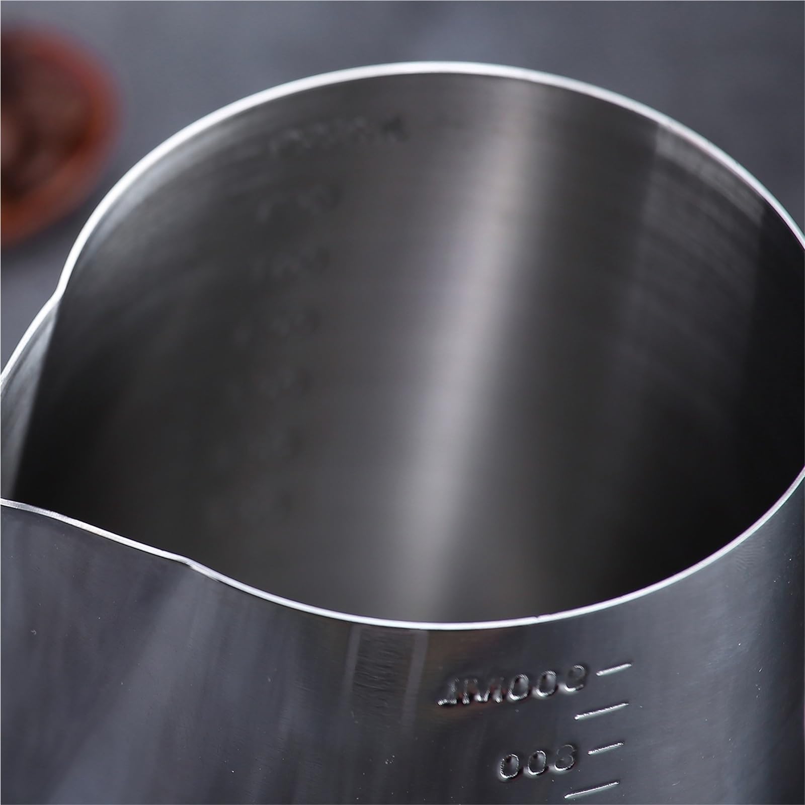 Jarras espumadoras de leche, jarra espumadora de acero inoxidable para café, 550 ml, 350 ml, 140 ml, 900 ml, perfecta para lattes, capuchinos y chocolate caliente