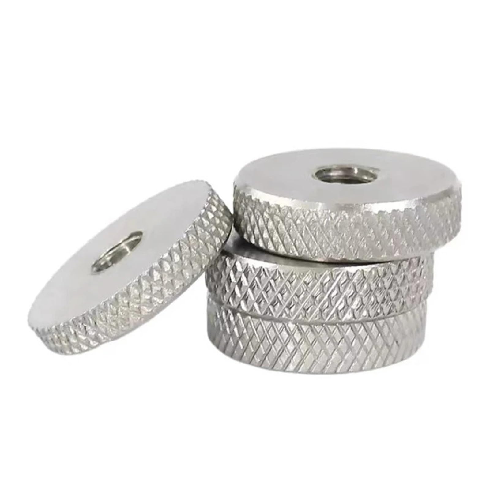 Écrou moleté plat M6 résistant à la rouille pour assemblages étroits sans outils - 7