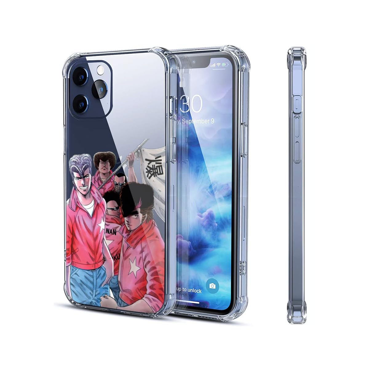 iPhone - 湘南工 Amazon.co.jp: 湘南爆走族 全透明 iPhone 12Pro/12 ケース