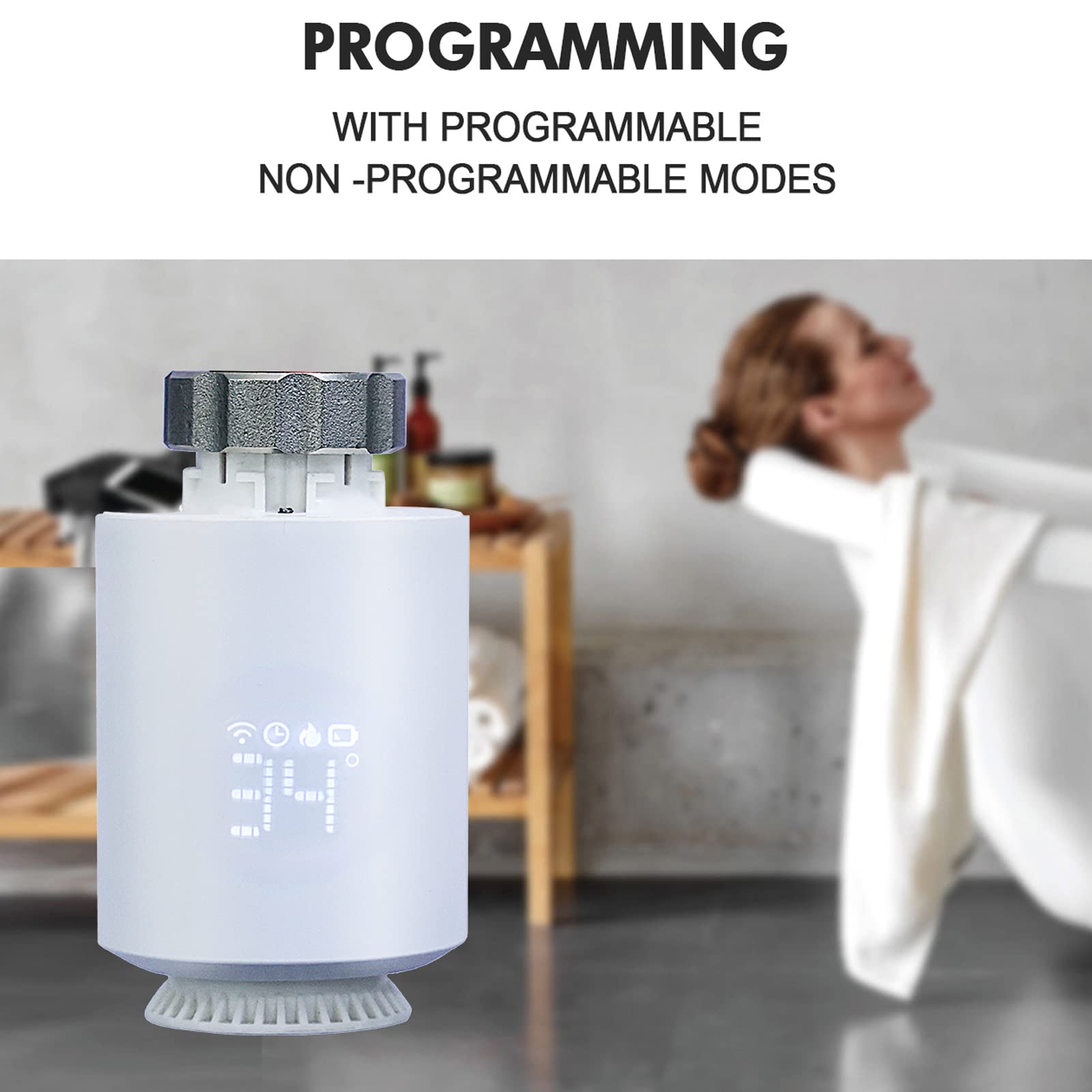 Termostato Controlador de Temperatura programable con Sensor Dispositivo de calefacción doméstico y Comercial