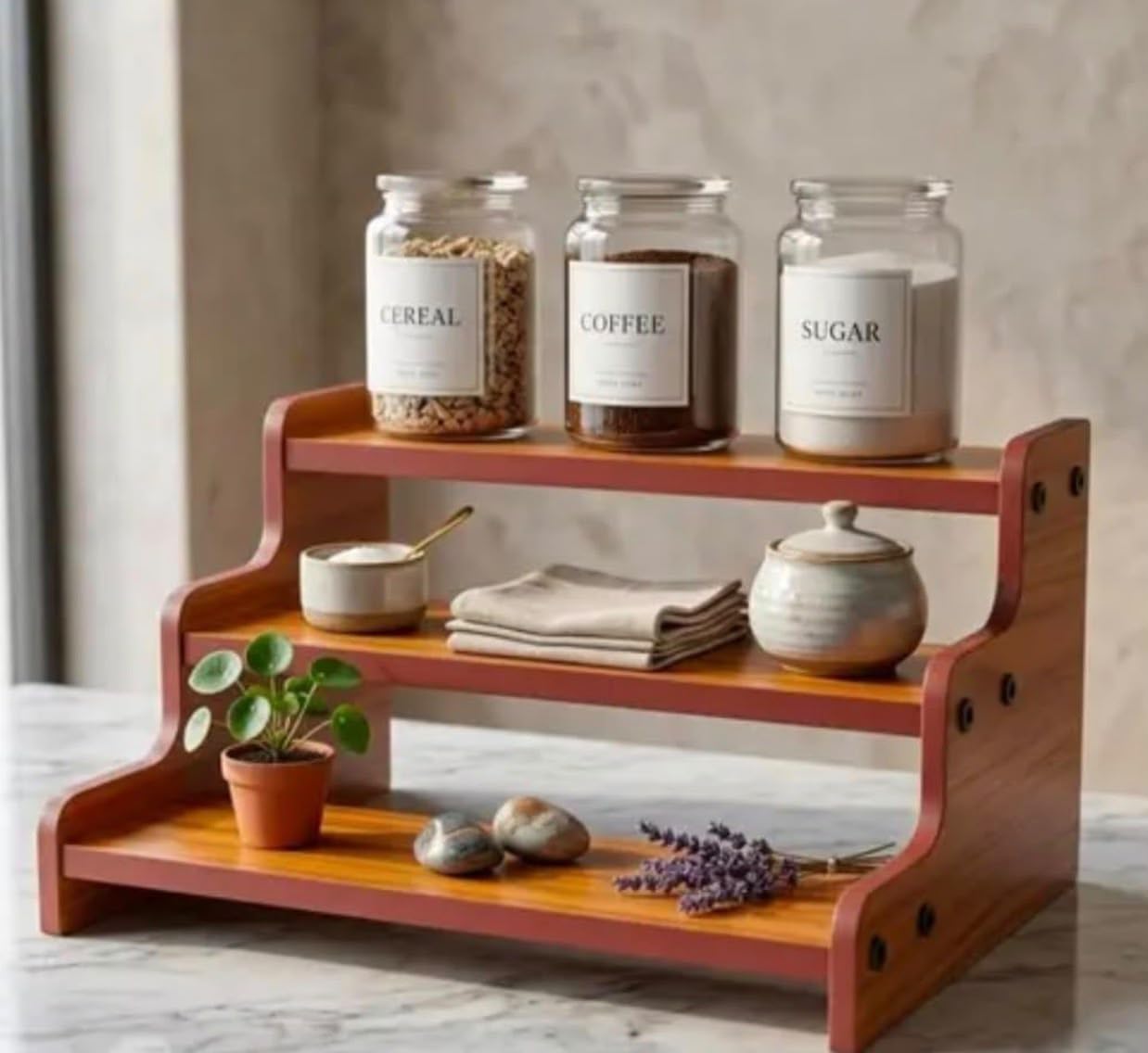 Wooden Spice Rack - Organize Your Kitchen -4