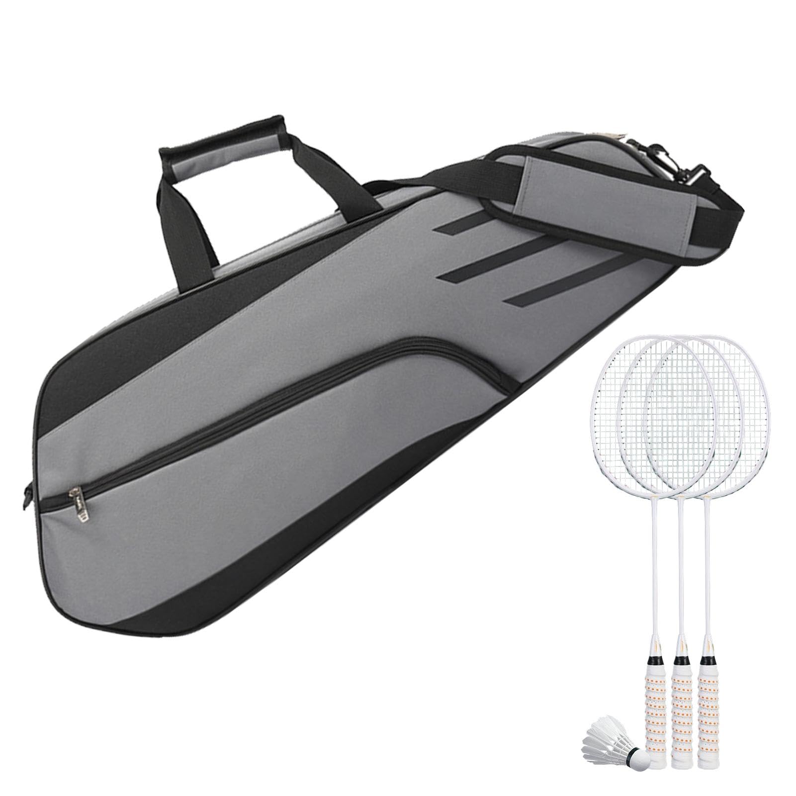 Borsa protettiva impermeabile per racchette da tennis, borsa a tracolla singola per racchette da tennis, per scarpe, vestiti, asciugamani