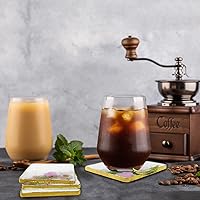 Vista 6 de RESINWORLD 8 Pack Thick 4 inches Resin Coaster Molds Set, 4 Pack Round Coaster Silicone Molds + 4 Pack Square Coaster Resin Mold, Coaster Molds for