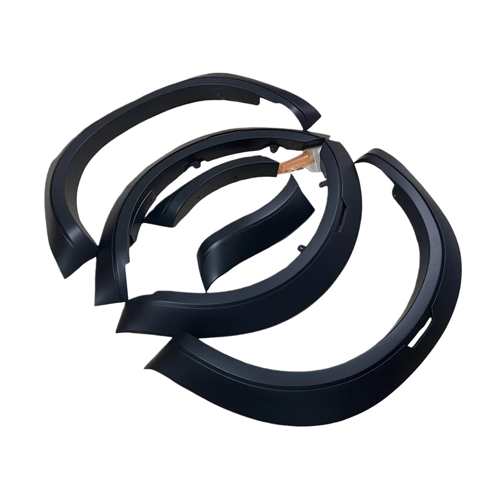 Mud Flaps Fender Flares Compatible for Isuzu D-max DMAX 2020 2021 2022 2023 Wheel Arch with Reflectgor Auto Car Parts Exterior Accessories