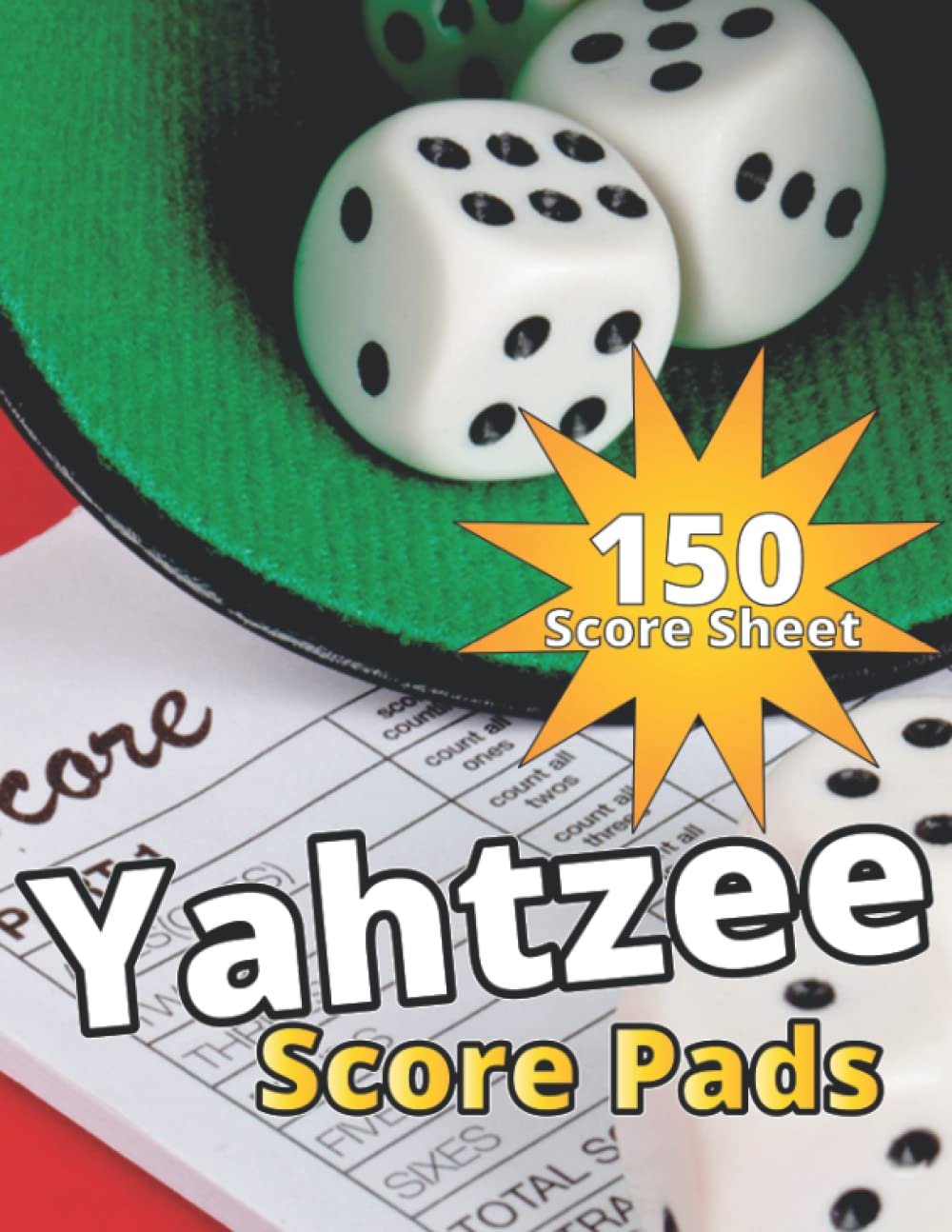 Buy Yahtzee Score Pads 150 Sheets for Scorekeeping Yahtzee Score