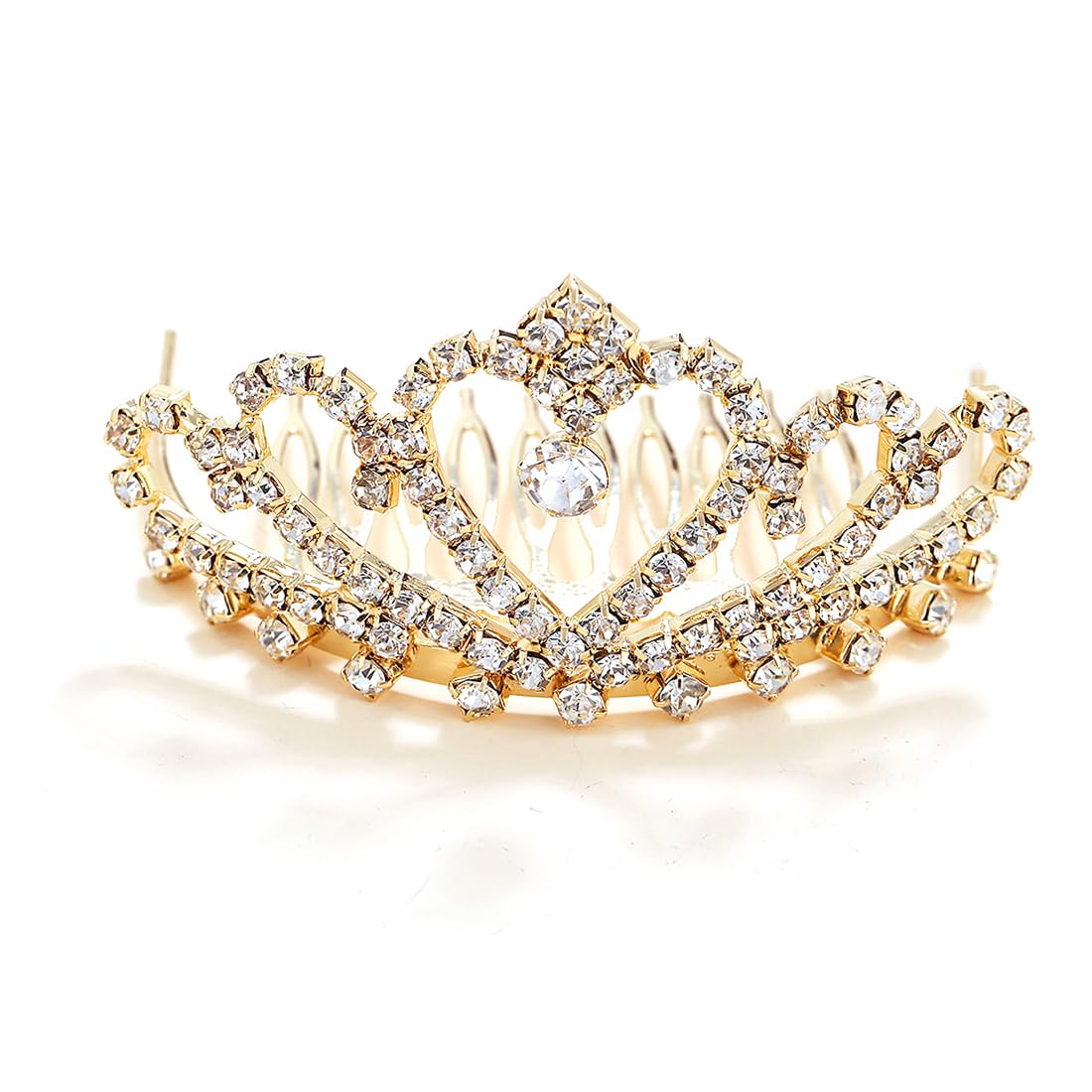 Couronne Cristal, Avec Ceinture Anniversaire Tiara Strass Diadème