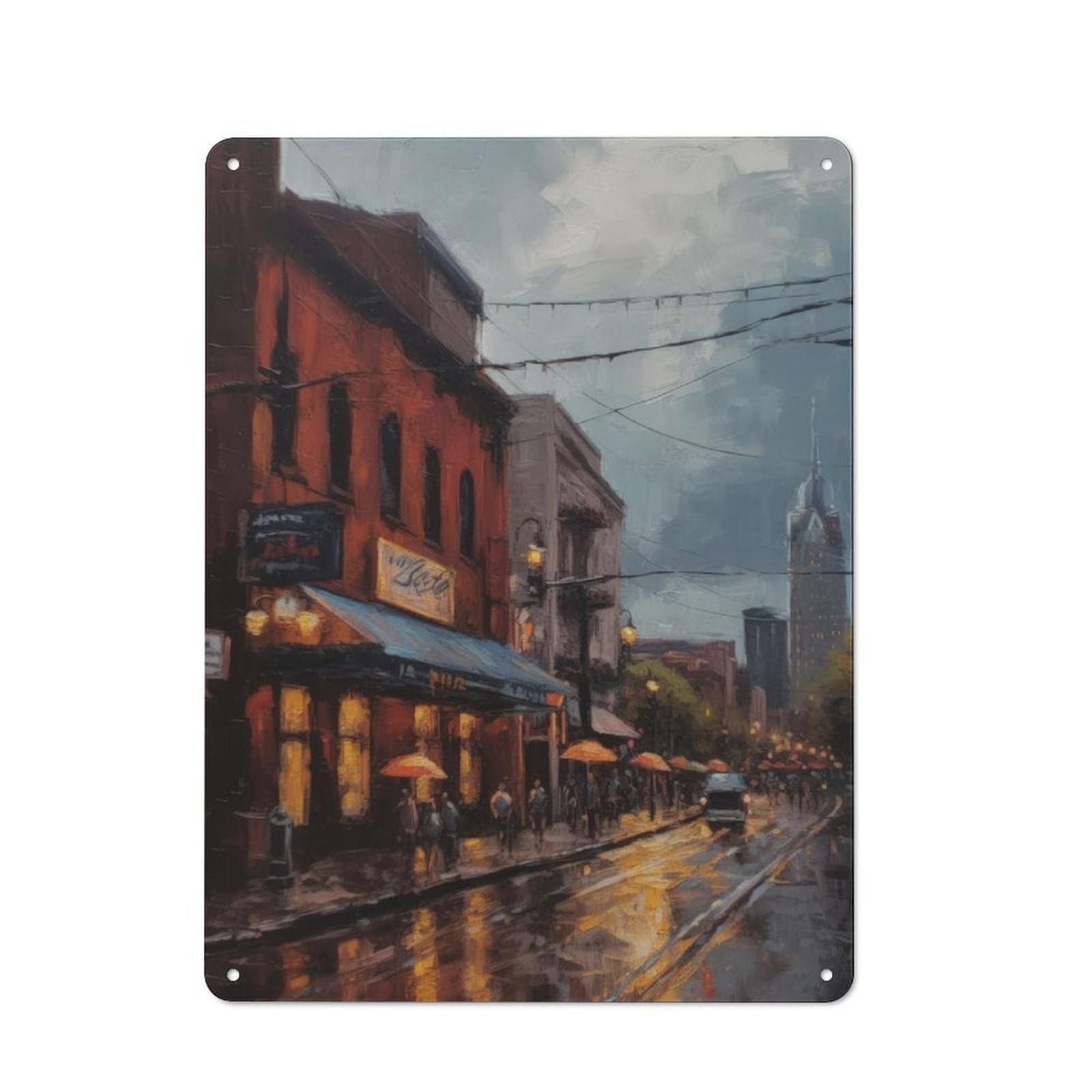Nashville Art USA Metal Tin Sign for Pet Owners, Birthday, Christmas Or Housewarming Gift, 40x30cm