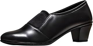 evagold Women’s Black Formal Heel Shoes for Office, Party Premium Leather Finish, Comfortable Block Heel Footwear | Soft Cushioned Insole | Anti-Slip Sole-picture-20