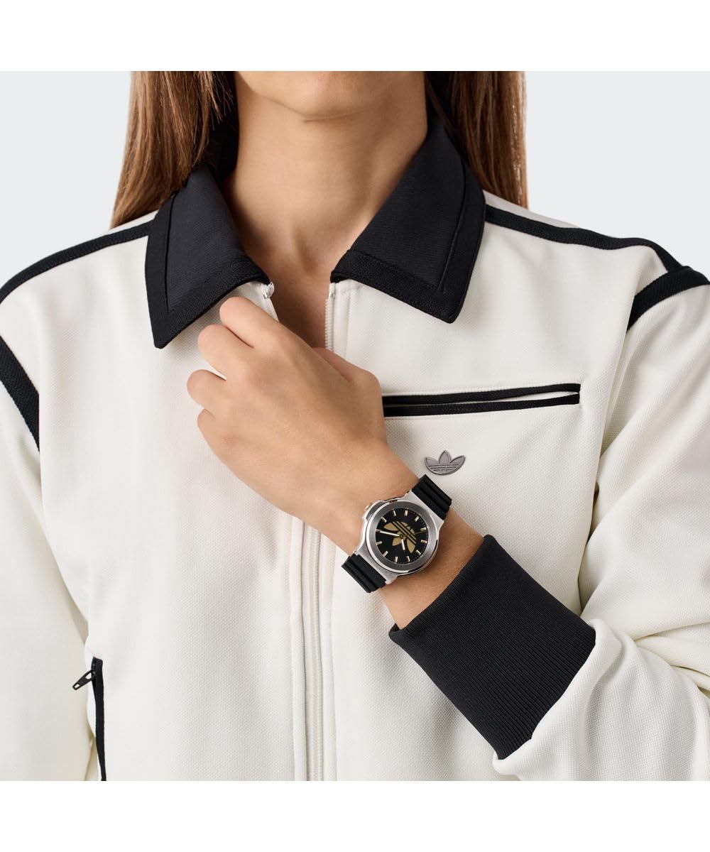 adidas Originals Reloj Analógico para Unisex Adulto de Cuarzo con Correa en Silicona AOFH25503