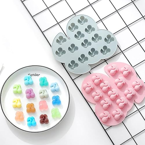 Miniatura 9 de Molde de silicona para cubitos de hielo con forma de gato, 4 piezas de molde para hacer dulces para gatos, moldes novedosos de silicona para gatos,