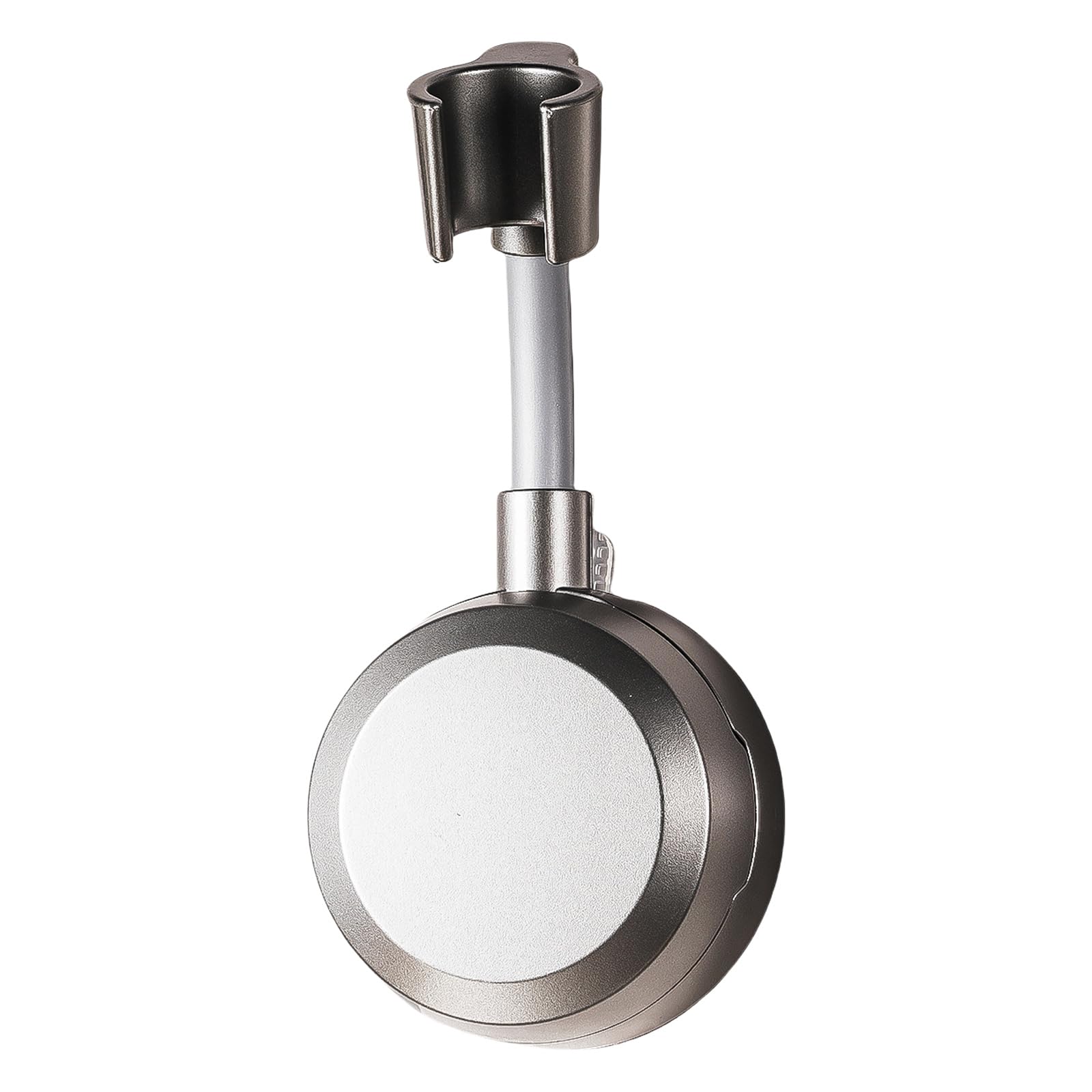 Woedpez Grey Portable And Sturdy Abs Suction Shower Head Wall Mounted Brackets For Handling And Quick Setups In Bathroom Daily Use Shower Mounted
