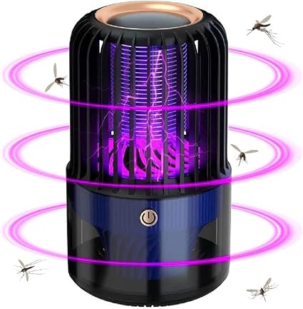 Amazon 22最新 強力に殺虫 電気蚊取り器 電撃殺虫機 Uv光源吸引式 キャンプライト Usb充電対応 超大容量バッテリー10ma マルチポジションの輝度調整 Type C 急速充電 害虫駆除 殺虫灯 誘虫灯 Led誘虫灯 Ledビーズ照明搭載 虫機 殺虫灯 強力蚊除け 省エネ 薬剤