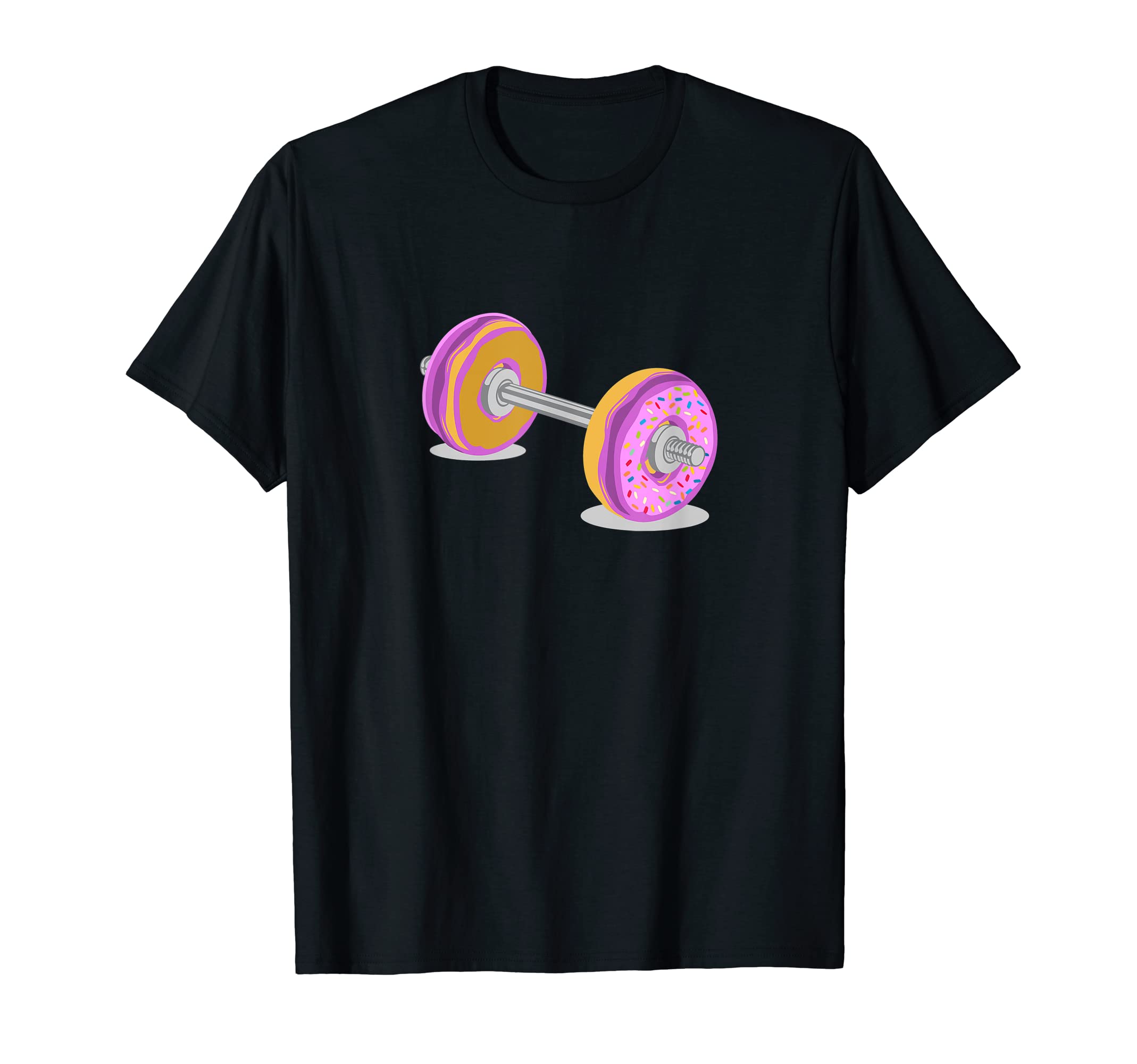 Funny workout Exercise Donut BarbellT-Shirt