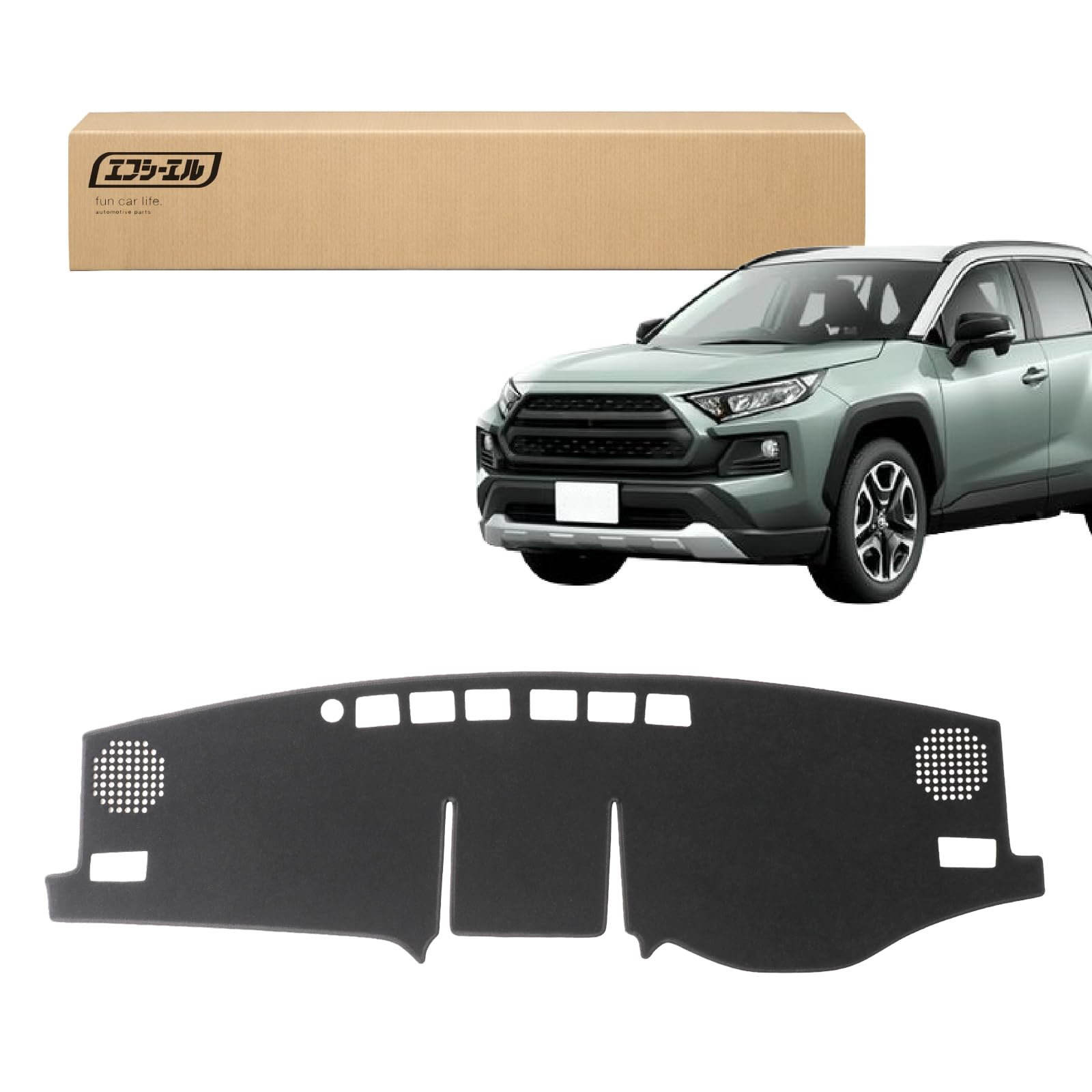 Amazon | fcl.(エフシーエル) ダッシュボードマット 50系 rav4