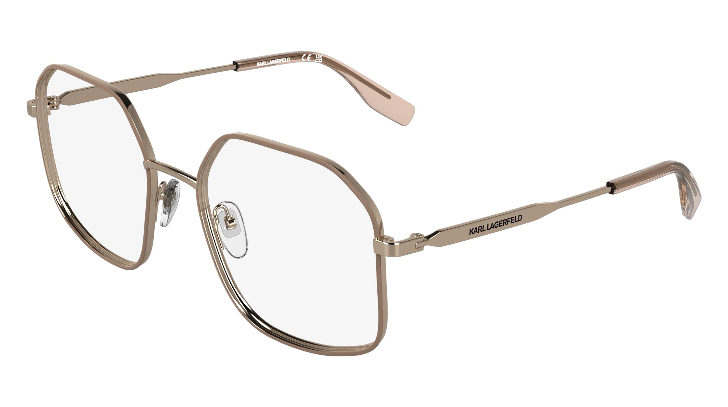 KARL LAGERFELD Lunettes de Vue KL371 Rose gold shiny 56/19/140 Femme