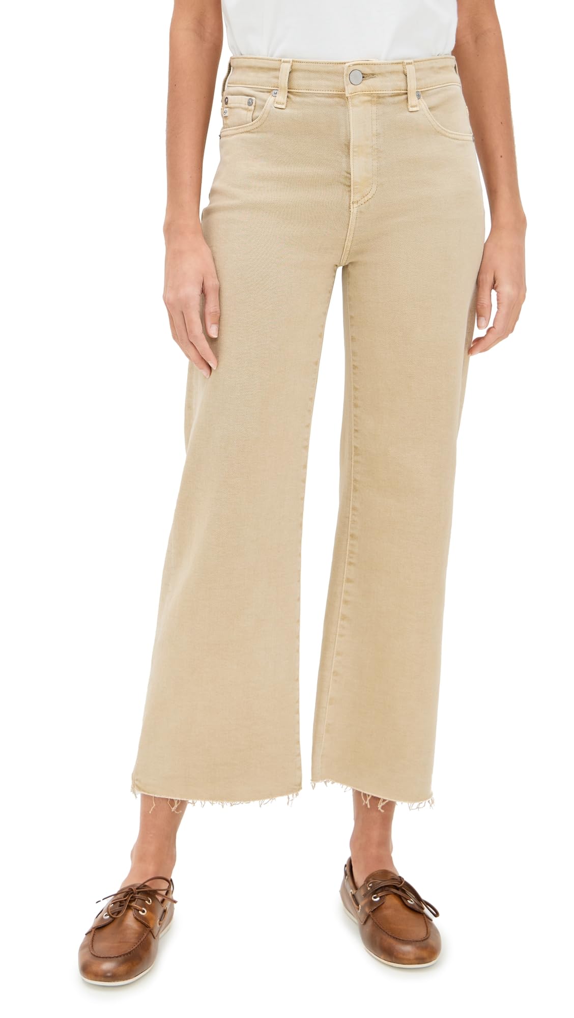 AG Adriano Goldschmied Women's Saige Mid Rise Wide Leg