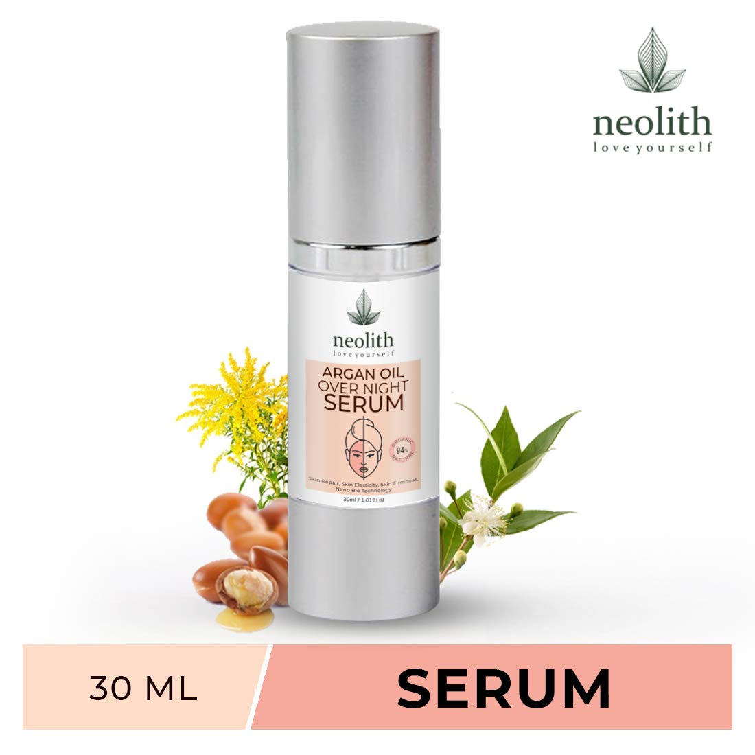 Neolith Argan Oil Over Night Face Serum, 30 ml (Pack of 1) - Image 2
