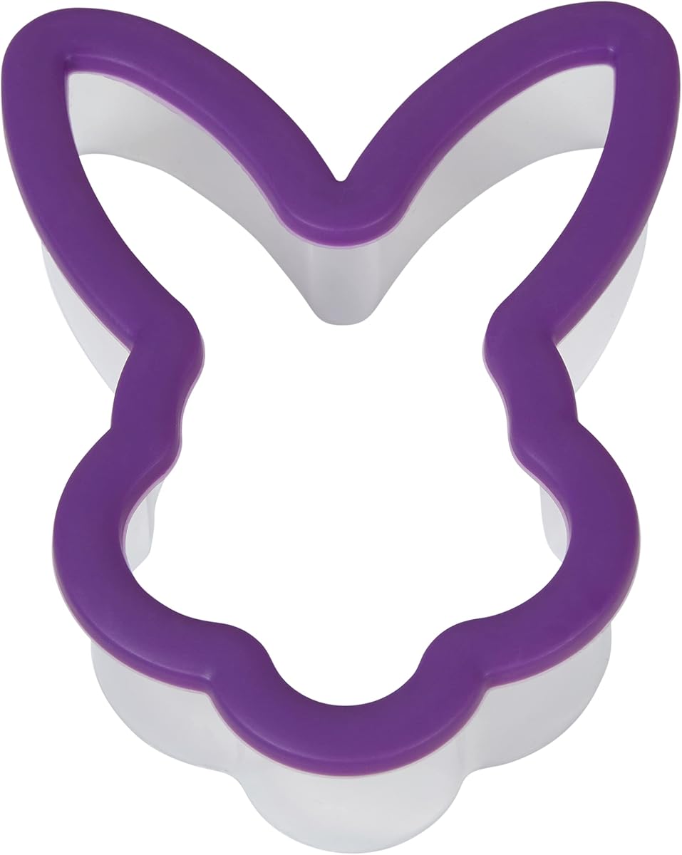 Cortador de galletas con agarre cómodo, mariposa morada