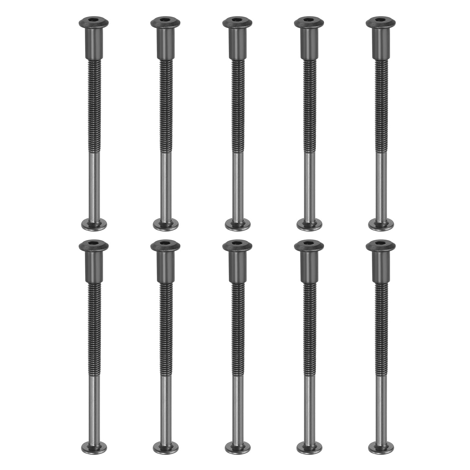 PATIKIL M6 x 100 mm Hex Chicago Screws