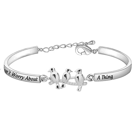 Three Little Birds: Empowerment Bangle for Unwavering Friendship