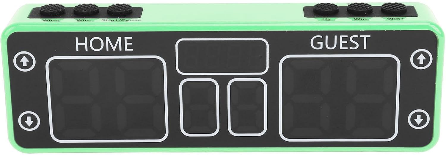 Luqeeg LED Digital Scoreboard, USB Rechargeable Portable Tabletop Electronic Scoreboard with Countdown Timer for Cornhole, Basketball, Baseball, Tennis, Volleyball, Badminton