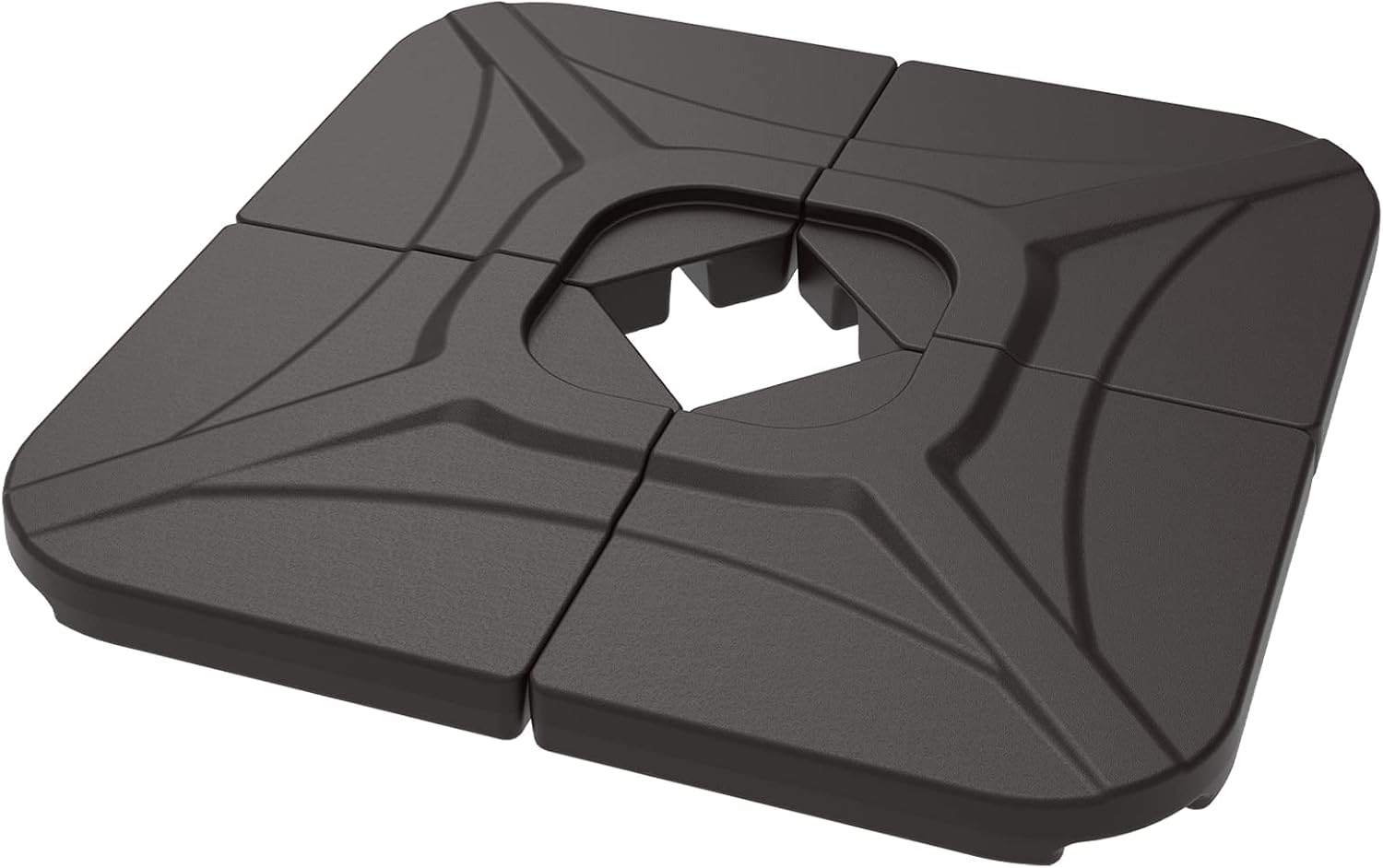 wikiwiki H Series Patio Offset Hanging Umbrella 10 FT Cantilever Outdoor Umbrellas & 230lbs Weighted Base