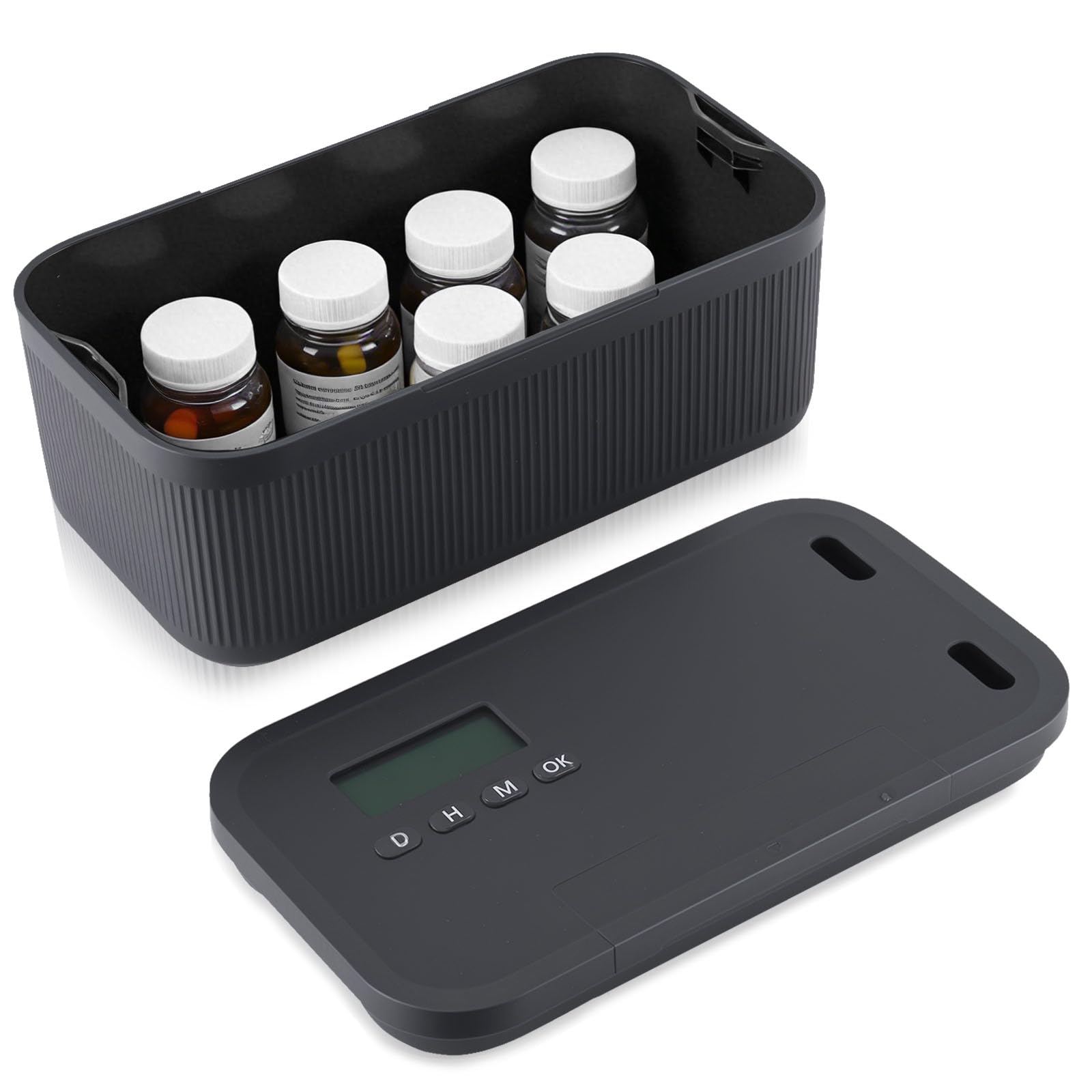 Timed Lock Box, Phone Lock Box with Timer, Addiction Management Lock, Unplug from Phones, Video Games, Social Media, Snacks & Cravings, Self-Control Phone Safe, Lockable Storage Box for Better Habits