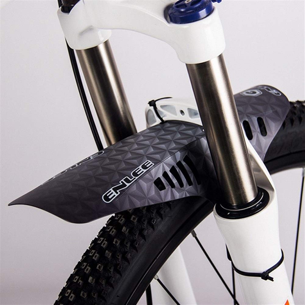 LIANYG Fahrrad Schutzblech 2pcsBike Kotflügel MTB Fahrrad Fender Federgabel Hinterrad Kotflügel Spritzschutz Radsport Zubehör 346 (Color : A 1PC) : 